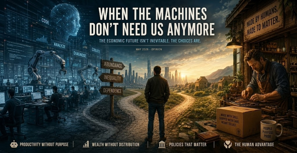 When the Machines Don't Need Us Anymore — And Why That's Good News for Craftsmen