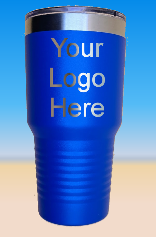 🥤 Custom Engraved 30 oz Tumbler – Royal Blue | Personalized Gift for Work, Travel, or Everyday Use