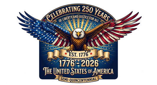 Celebrating 250 Years - Semi-Quincentennial Eagle Digital Art