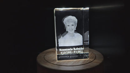 Custom 3D Photo Crystal Inner-Engraved K9 Optical Crystal